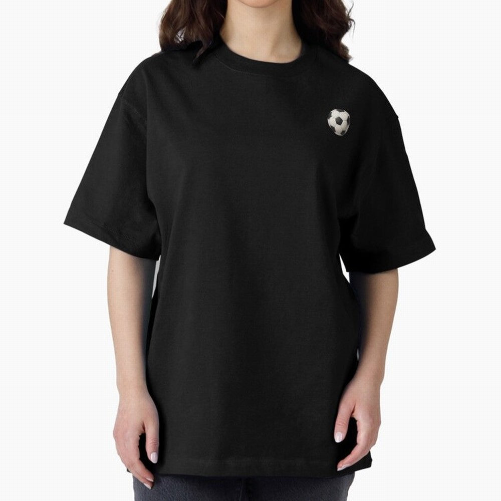 Soccer Ball Oversized T-Shirt Join Global Football Passion for FIFA World Cup 2026 USA Canada Mexico, Centered on CR7 and Messi, Portugal, Sports Nostalgia, International Competition, Famous Players and Unforgettable Victories; Created for Match