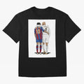 Ronaldinho & Ronaldo R9 Classic Football Legend - La Liga Derby Oversized T-Shirt Build FIFA World Cup 2026 USA Canada Mexico for Fans of Neymar and Netherlands, Bringing Worldwide Fan Energy, Dramatic Goals, Stadium Lights and Championship