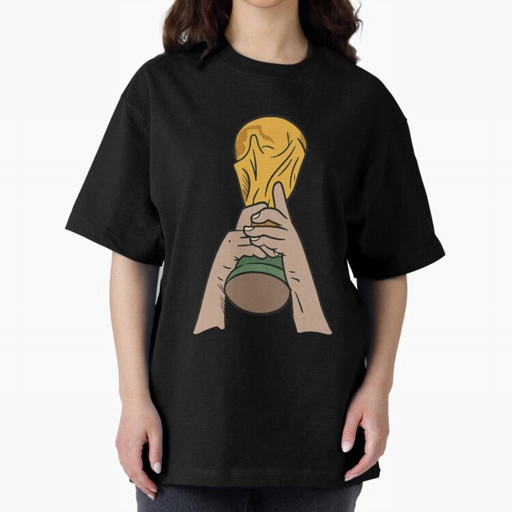 Trophy Oversized T-Shirt Bring Legendary Rivalry Energy to the FIFA World Cup 2026 USA Canada Mexico Journey through Haaland and Mbappe Highlights, Netherlands Pride, Fan Favorite Moments, National Team Passion, Big Match Drama and Soccer History;