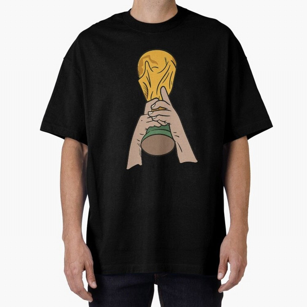 Trophy Oversized T-Shirt Bring Legendary Rivalry Energy to the FIFA World Cup 2026 USA Canada Mexico Journey through Haaland and Mbappe Highlights, Netherlands Pride, Fan Favorite Moments, National Team Passion, Big Match Drama and Soccer History;