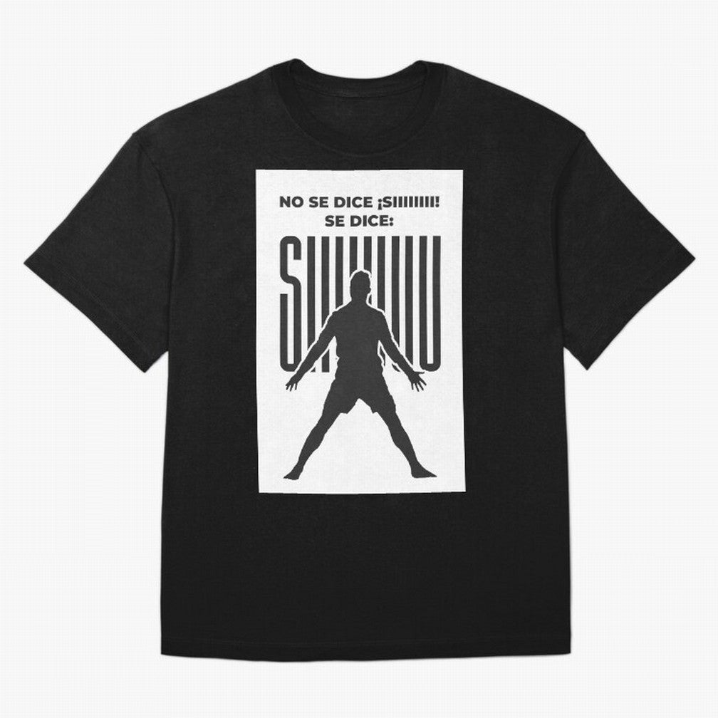 SIUUU - RONALDO Oversized T-Shirt Honor the Football Icons of Match Day Hype around FIFA World Cup 2026 USA Canada Mexico, Messi, England, Football Passion, Legendary Performances, Festival Vibes and Supporter Community; Great for Watch Parties,