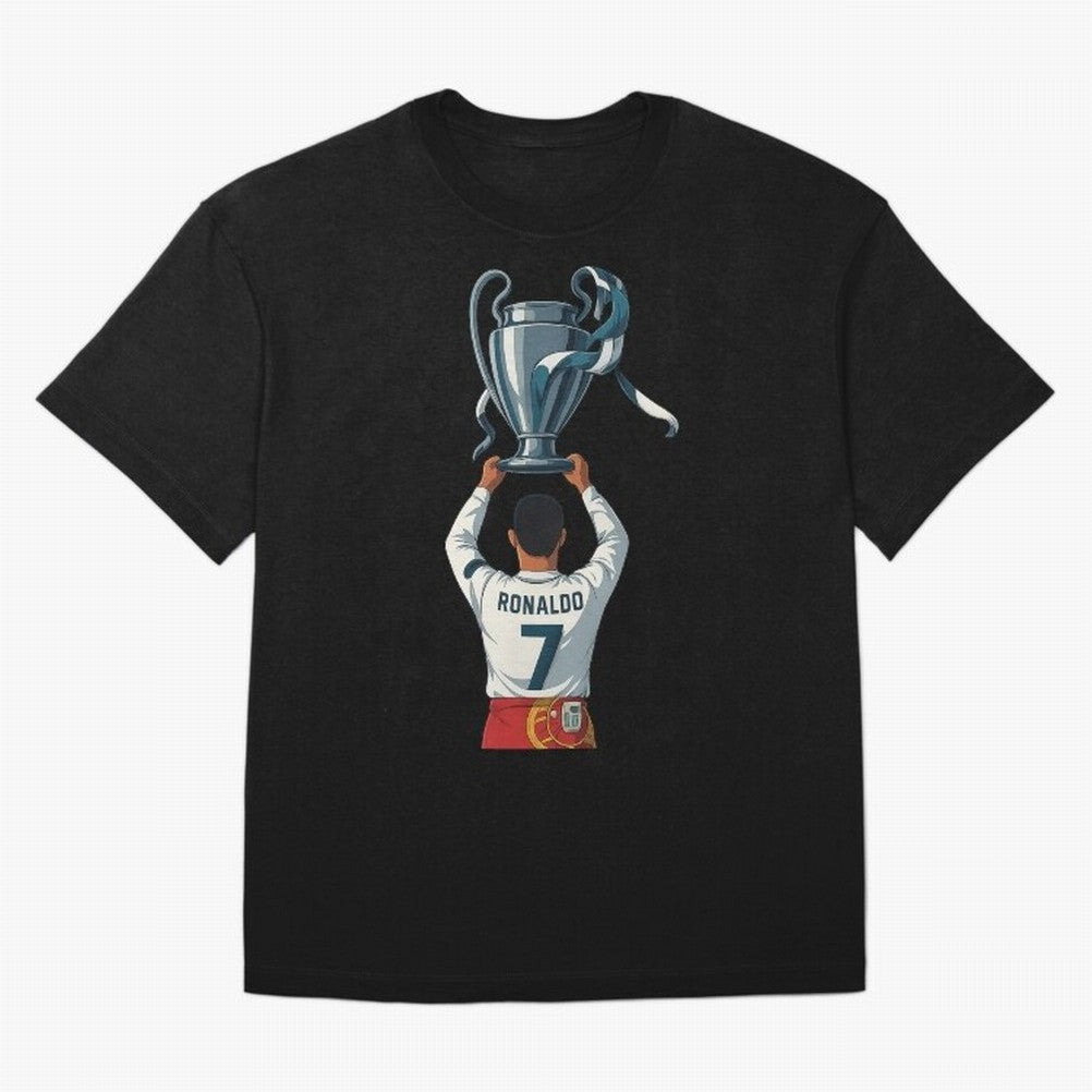 Ronaldo Oversized T-Shirt Show Match Day Excitement for Match Day Hype around FIFA World Cup 2026 USA Canada Mexico, Haaland and Mbappe, Argentina, France and Brazil, Global Supporter Spirit, Legendary Goals, National Colors and Tournament