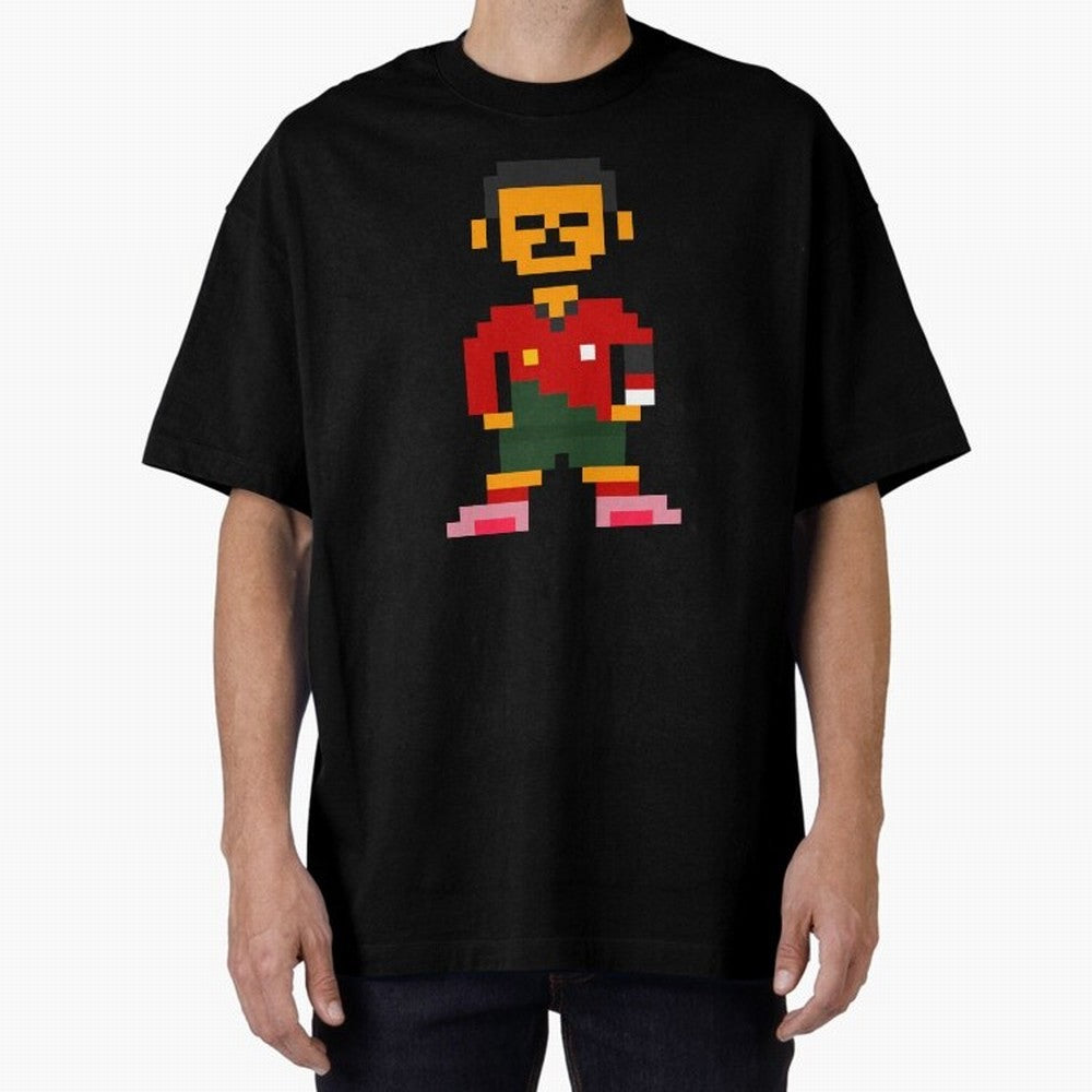 Pixel Pose Ronaldo Oversized T-Shirt Celebrate Soccer Greatness during FIFA World Cup 2026 Group Stage Built around Neymar, Argentina and Brazil Energy, Fan Favorite Moments, National Team Passion, Big Match Drama and Soccer History; Made for