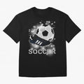 Soccer lover, passion for the ball Oversized T-Shirt Join the Countdown to FIFA World Cup 2026 for Fans of Neymar, Haaland and Cristiano Ronaldo and Portugal, Spain and Germany, Bringing Classic Soccer Heritage, Championship Pressure, Fan Loyalty