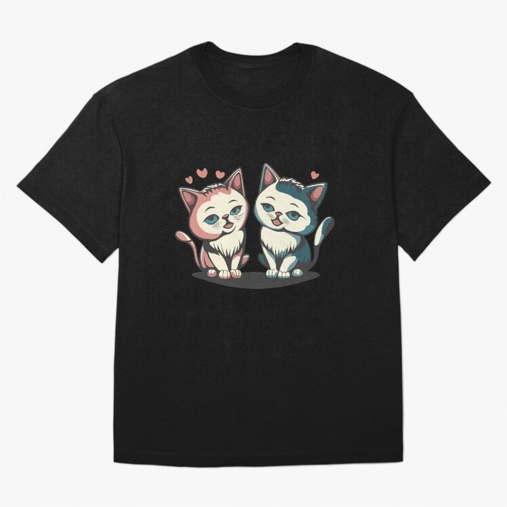 Two Funny Cats with Ronaldo Vibes ¨C Cute Football & Animal Art Oversized T-Shirt Share the Excitement of FIFA World Cup 2026 USA Canada Mexico for Fans of Cristiano Ronaldo and Portugal, Spain and Germany, Bringing Game Day Rituals, Football