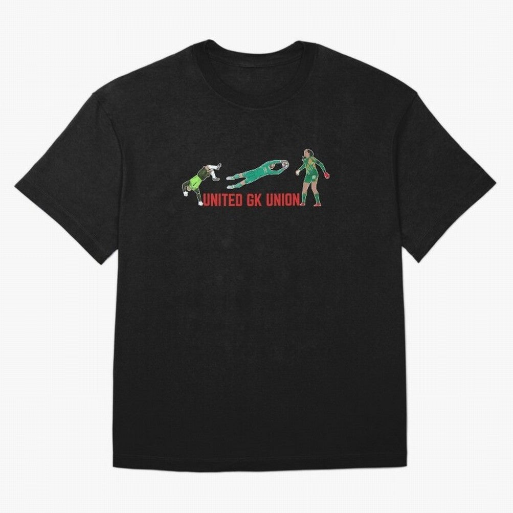 UNITED GK Union Peter Schmeichel David De Gea Phallon Tullis-Joyce Oversized T-Shirt Bring World Football Passion into FIFA World Cup 2026 USA Canada Mexico Featuring Haaland and Mbappe, Spain Energy, Championship Spirit, Famous Goals, Roaring