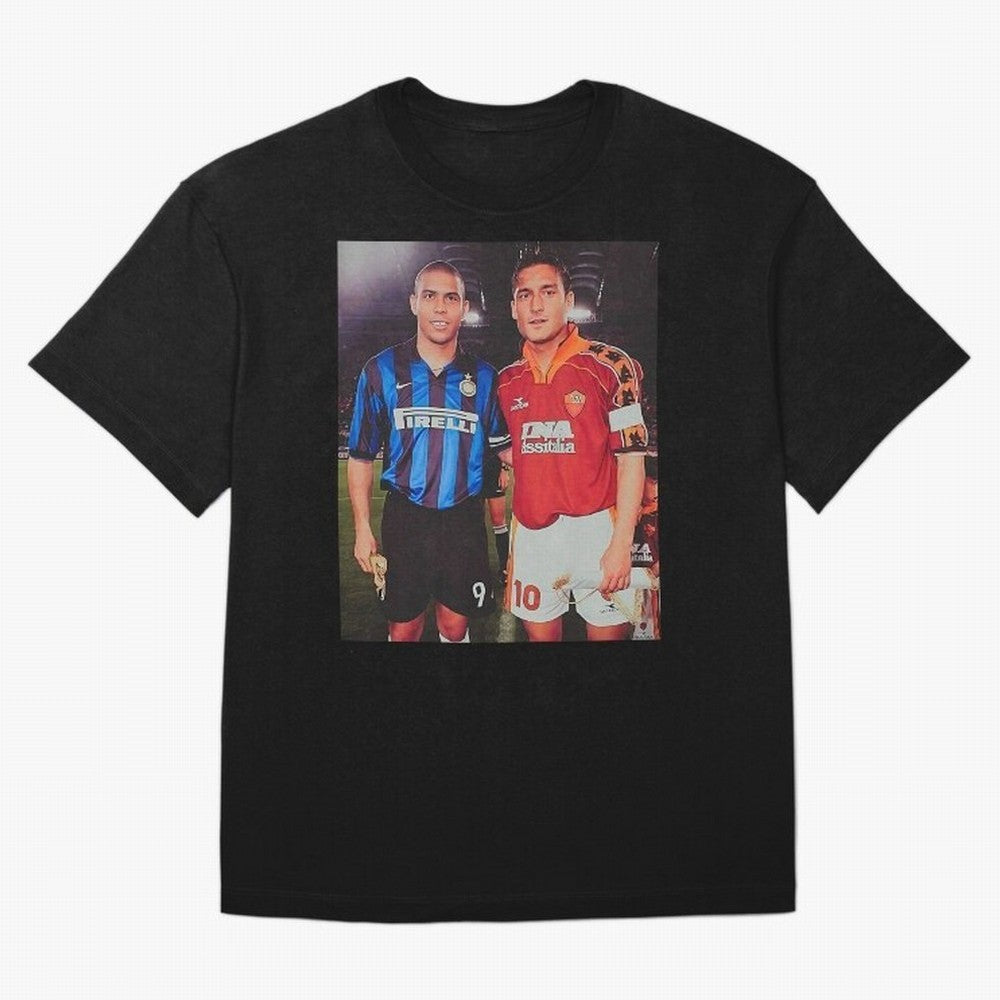 Clash of Class. Francesco Totti and Ronaldo Nazario sometime in the 90s. Oversized T-Shirt Keep Football History Alive during Match Day Hype around FIFA World Cup 2026 USA Canada Mexico, Cristiano Ronaldo, Haaland and CR7, England, Football