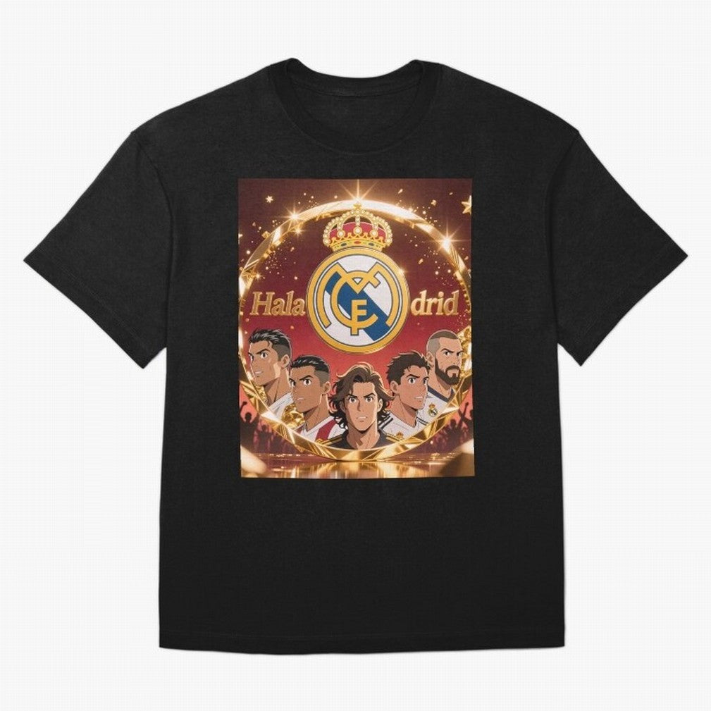 Estrellas del Real Madrid Oversized T-Shirt Capture the FIFA World Cup 2026 USA Canada Mexico Journey through Cristiano Ronaldo Highlights, Argentina and Brazil Pride, Stadium Memories, Football Loyalty, International Chants and Championship