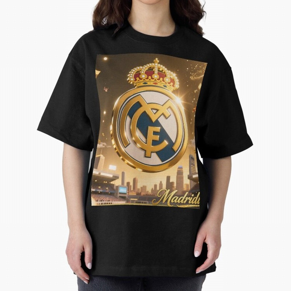Madridistas Oversized T-Shirt Celebrate Rivalries and Pride in FIFA World Cup 2026 Group Stage Spirit, Connected to England, France and Netherlands, Neymar, Football Passion, Legendary Performances, Festival Vibes and Supporter Community; Perfect