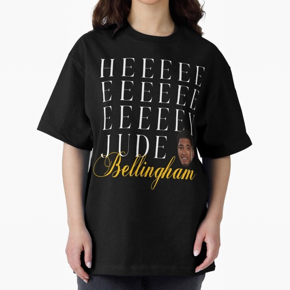 Jude Bellingham Oversized T-Shirt Celebrate National Team Dreams in the FIFA World Cup 2026 USA Canada Mexico Journey through Neymar Highlights, Spain Pride, Sports Nostalgia, International Competition, Famous Players and Unforgettable Victories;