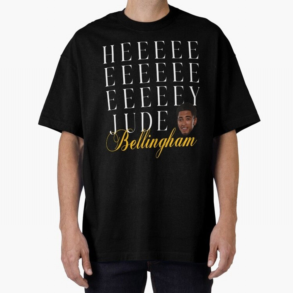 Jude Bellingham Oversized T-Shirt Celebrate National Team Dreams in the FIFA World Cup 2026 USA Canada Mexico Journey through Neymar Highlights, Spain Pride, Sports Nostalgia, International Competition, Famous Players and Unforgettable Victories;