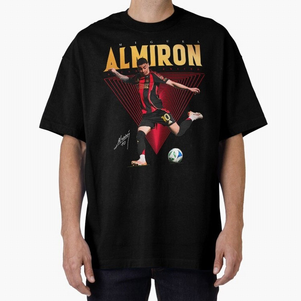 Miguel Almiron Atlanta United FC Oversized T-Shirt Make Every Match About FIFA World Cup 2026 Group Stage Spirit, Highlighting France and Portugal, Cristiano Ronaldo, Fan Favorite Moments, National Team Passion, Big Match Drama and Soccer History;