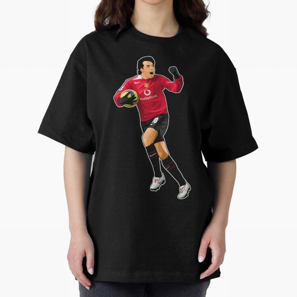 Ruud Van Nistelrooy #10 Scooring Goals Oversized T-Shirt Celebrate Global Passion for FIFA World Cup 2026 Connected to Neymar, Argentina, France and Brazil Energy, Game Day Rituals, Football Legends, Country Pride and the Road to the Final; Ideal