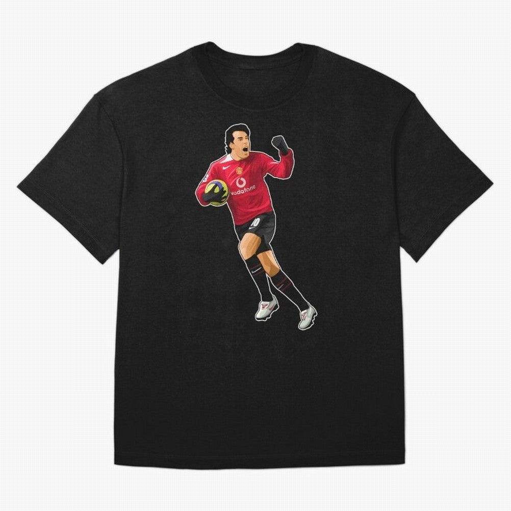 Ruud Van Nistelrooy #10 Scooring Goals Oversized T-Shirt Celebrate Global Passion for FIFA World Cup 2026 Connected to Neymar, Argentina, France and Brazil Energy, Game Day Rituals, Football Legends, Country Pride and the Road to the Final; Ideal