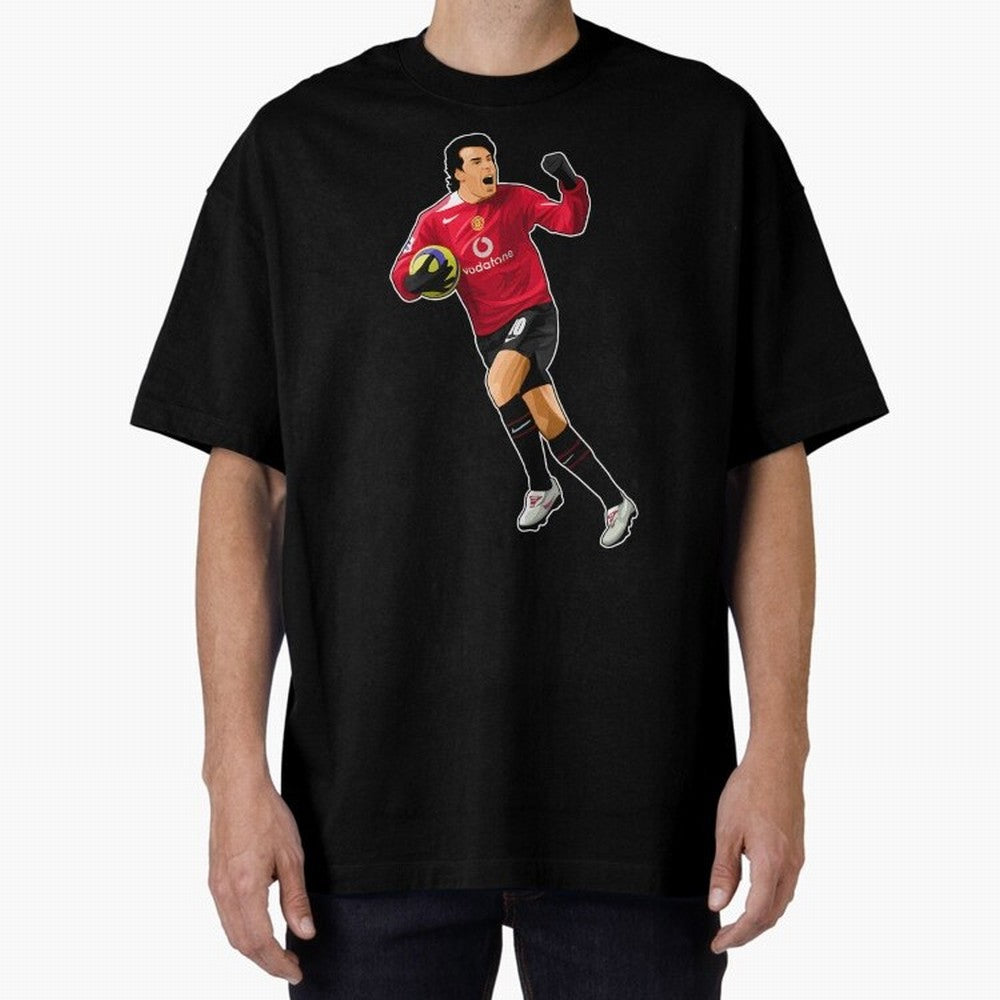 Ruud Van Nistelrooy #10 Scooring Goals Oversized T-Shirt Celebrate Global Passion for FIFA World Cup 2026 Connected to Neymar, Argentina, France and Brazil Energy, Game Day Rituals, Football Legends, Country Pride and the Road to the Final; Ideal