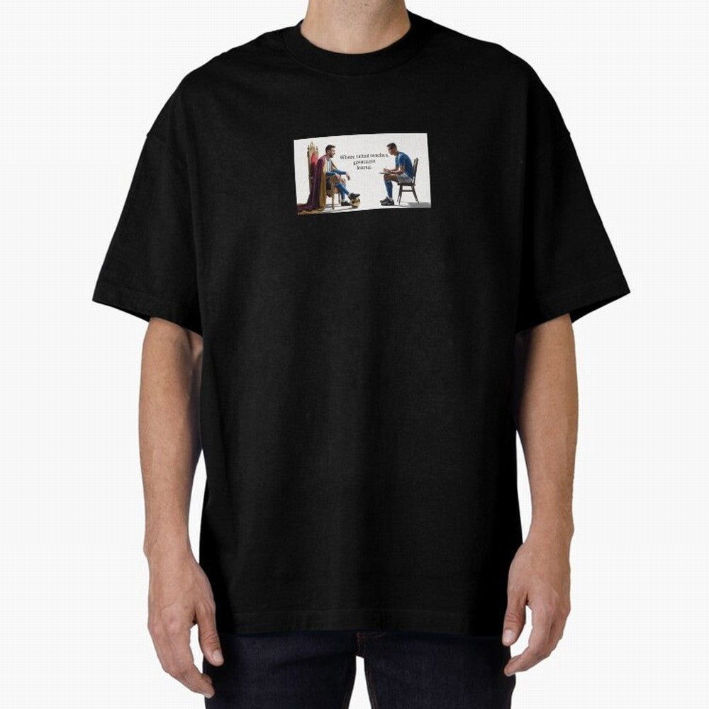 Messi and Ronaldo Oversized T-Shirt Feel the Roar of FIFA World Cup 2026 USA Canada Mexico Centered on Mbappe, England, France and Netherlands Energy, Champion Mindset, Group Stage Buzz, Knockout Tension and Passionate Fan Culture; Made for