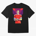 Ekitike in WPAP Style Oversized T-Shirt Back the Journey through FIFA World Cup 2026 USA Canada Mexico Made for Messi, Neymar and Mbappe, England and Germany Energy, Stadium Chants, National Pride, Trophy Dreams and Unforgettable Football Memories;