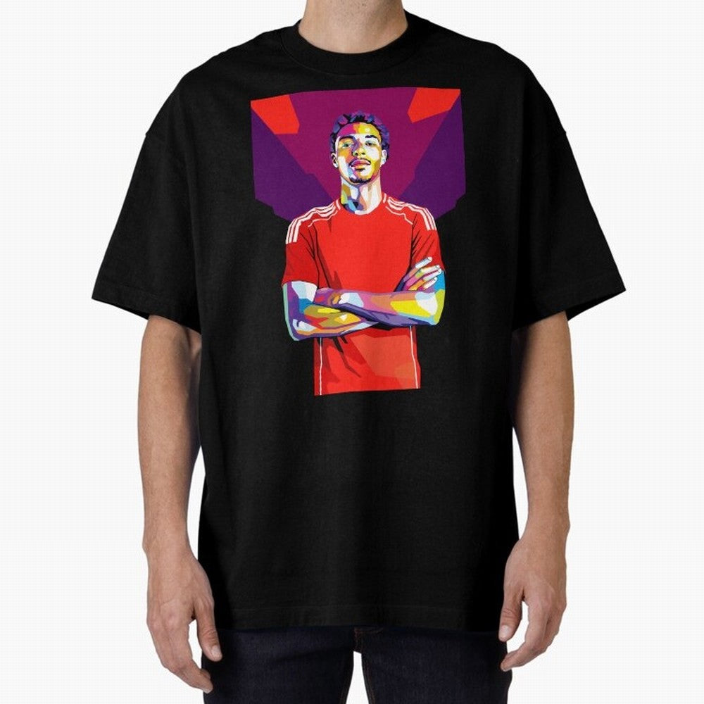 Ekitike in WPAP Style Oversized T-Shirt Back the Journey through FIFA World Cup 2026 USA Canada Mexico Made for Messi, Neymar and Mbappe, England and Germany Energy, Stadium Chants, National Pride, Trophy Dreams and Unforgettable Football Memories;