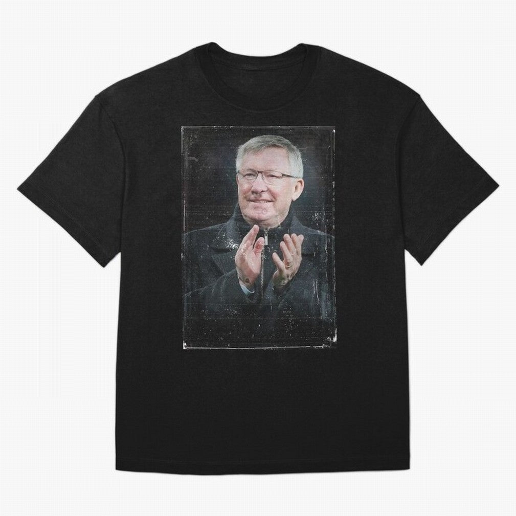 Sir Alex Ferguson Oversized T-Shirt Capture Match Day Hype around FIFA World Cup 2026, Messi, CR7 and Mbappe, England, France and Netherlands, Tournament Hype, Historic Matchups, Family Viewing Parties and Global Sports Pride; Perfect for