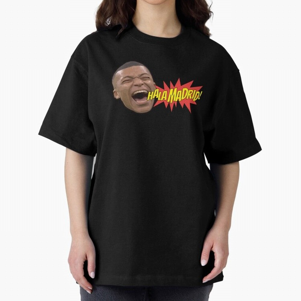 Real Madrid - Kylian Mbapp¨¦ Hala Madrid Oversized T-Shirt Stand Proud for the FIFA World Cup 2026 Group Stage Journey through CR7 and Messi Highlights, Argentina and Brazil Pride, Football History, Final Match Energy, Crowd Noise and Once in a