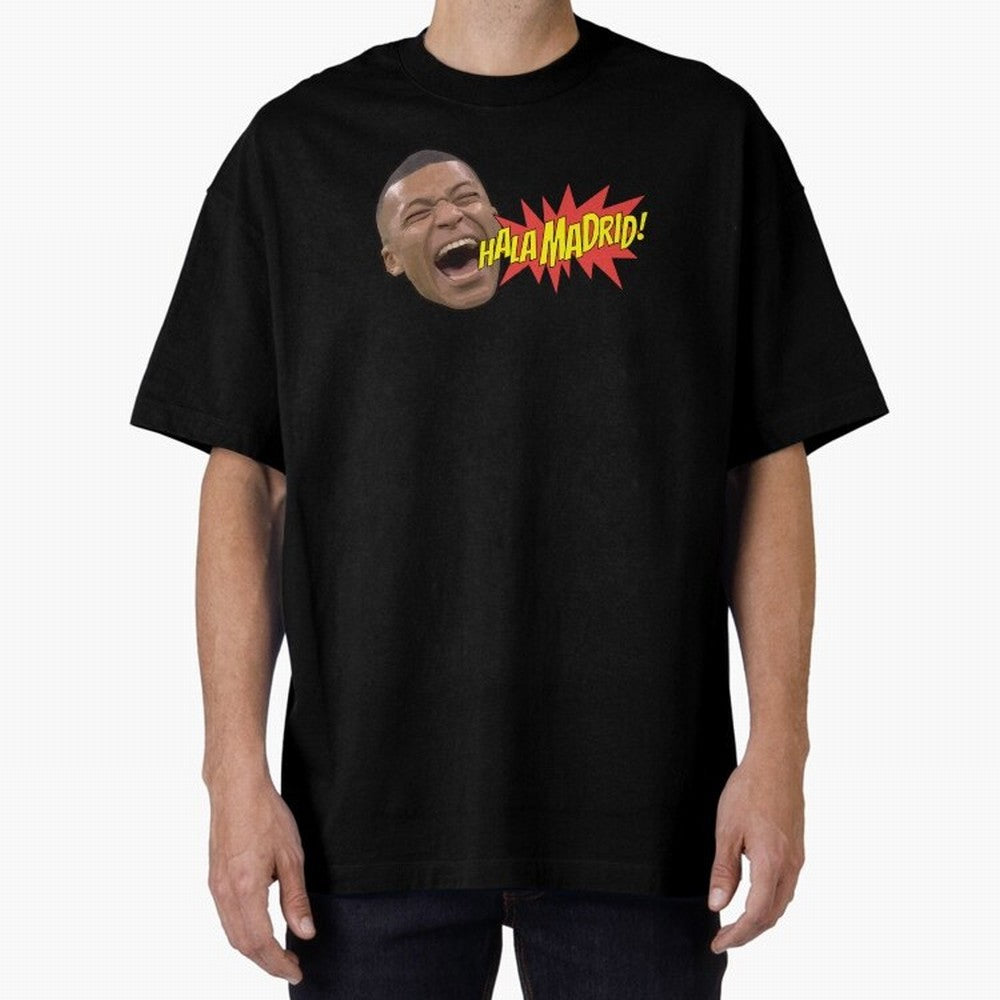 Real Madrid - Kylian Mbapp¨¦ Hala Madrid Oversized T-Shirt Stand Proud for the FIFA World Cup 2026 Group Stage Journey through CR7 and Messi Highlights, Argentina and Brazil Pride, Football History, Final Match Energy, Crowd Noise and Once in a