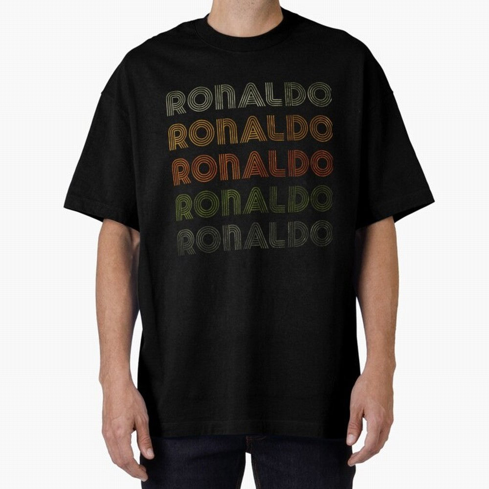Love Heart Ronaldo Tee GrungeVintage Style Black Ronaldo Oversized T-Shirt Capture the FIFA World Cup 2026 Group Stage Journey through Neymar, Haaland and Cristiano Ronaldo Highlights, Portugal Pride, Stadium Chants, National Pride, Trophy Dreams