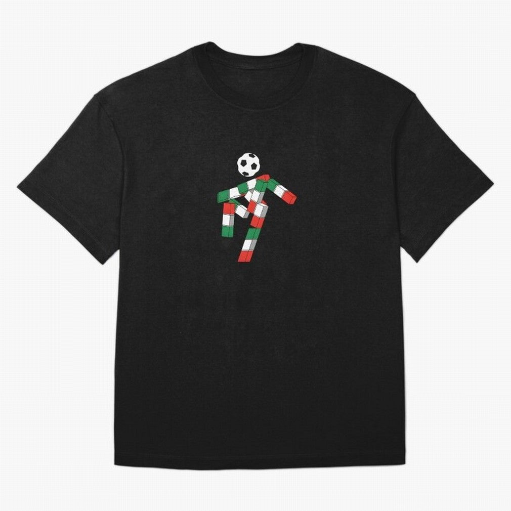 Ciao - World Cup 90' Mascote Logo Oversized T-Shirt Support Iconic Players in the FIFA World Cup 2026 USA Canada Mexico Journey through Cristiano Ronaldo, Haaland and CR7 Highlights, Portugal Pride, Global Supporter Spirit, Legendary Goals,