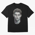 Ronaldo drawing 2008 Oversized T-Shirt Show Match Day Excitement for FIFA World Cup 2026 for Fans of Cristiano Ronaldo, Haaland and CR7 and Brazil, Bringing Tournament Hype, Historic Matchups, Family Viewing Parties and Global Sports Pride; Great