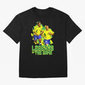 Ronaldinho and ronaldo brazil football print Oversized T-Shirt Celebrate the Magic of the FIFA World Cup 2026 Journey through CR7 and Messi Highlights, Brazil Pride, Vintage Soccer Flavor, Modern Football Stars, National Flags and Final Night