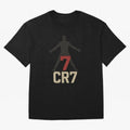 A footballer with a well-known shirt number Oversized T-Shirt Capture FIFA World Cup 2026 Spirit, Made for France and Portugal, Messi and Cristiano Ronaldo, Match Day Excitement, Supporter Culture, Golden Goals and Global Football Passion; Perfect