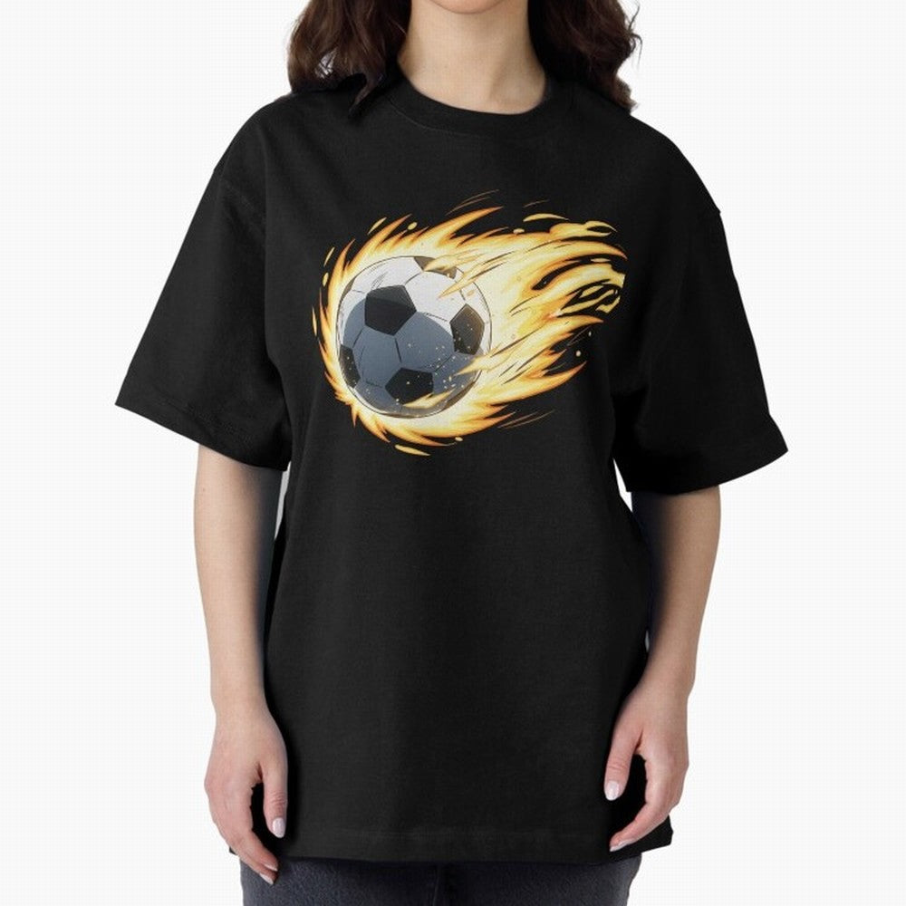 Soccer anime Oversized T-Shirt Bring Legendary Rivalry Energy to Match Day Hype around FIFA World Cup 2026 Group Stage, Messi and Cristiano Ronaldo, France and Portugal, Sports Nostalgia, International Competition, Famous Players and Unforgettable