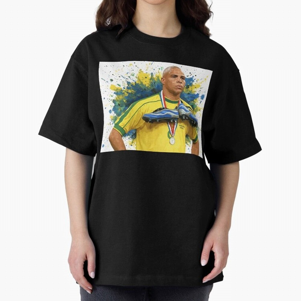 Ronaldo, O Fen?meno Oversized T-Shirt Bring International Match Energy to the FIFA World Cup 2026 Journey through Messi and Cristiano Ronaldo Highlights, France and Portugal Pride, Soccer Culture, Superstar Moments, National Team Dreams and