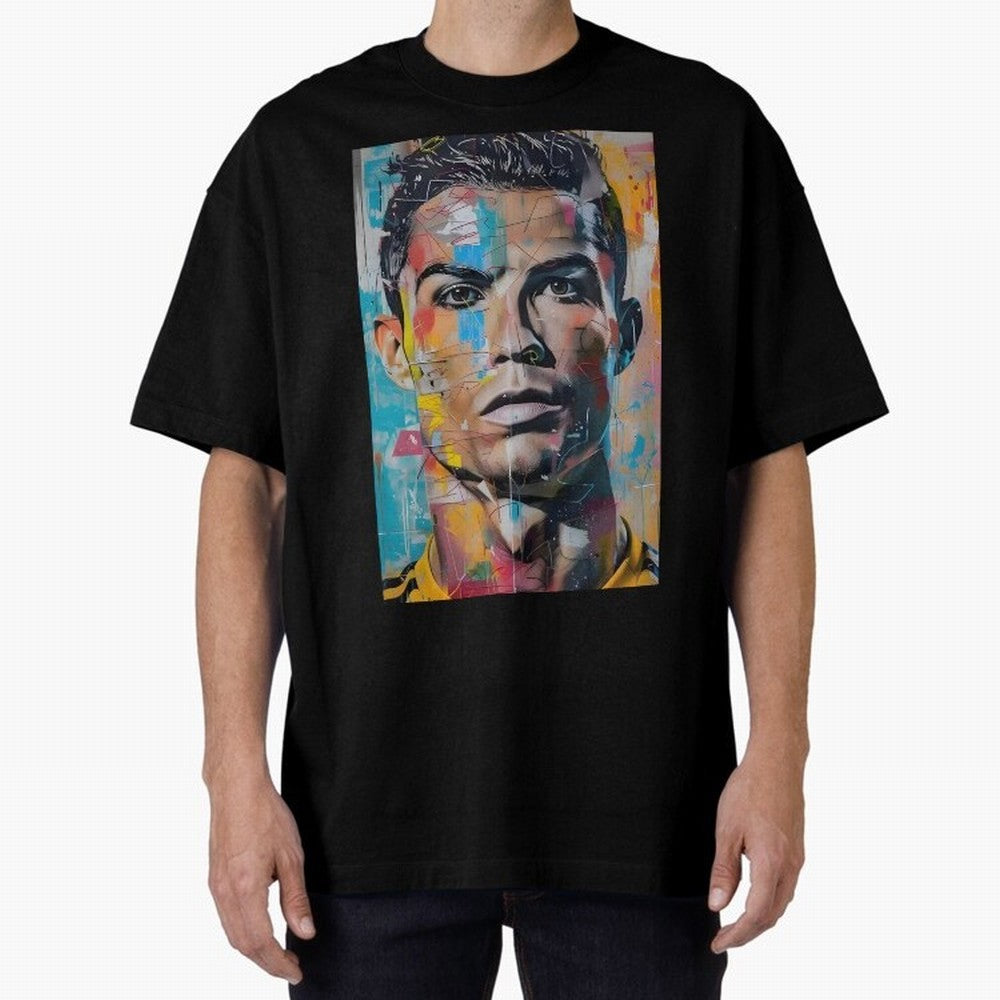 Christiano Ronaldo Oversized T-Shirt Embrace FIFA World Cup 2026 Group Stage with Cristiano Ronaldo, Haaland and CR7, Spain and Netherlands Energy, Soccer Culture, Superstar Moments, National Team Dreams and Competitive Fire; Great for Supporters