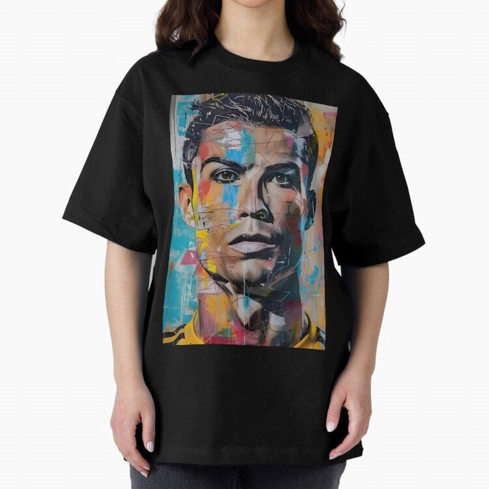Christiano Ronaldo Oversized T-Shirt Embrace FIFA World Cup 2026 Group Stage with Cristiano Ronaldo, Haaland and CR7, Spain and Netherlands Energy, Soccer Culture, Superstar Moments, National Team Dreams and Competitive Fire; Great for Supporters