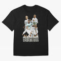 Real Madrid Galacticos Soccer Legends Collage Poster Oversized T-Shirt Refresh FIFA World Cup 2026 Group Stage Made for Neymar, England, France and Netherlands Energy, Football History, Final Match Energy, Crowd Noise and Once in a Lifetime
