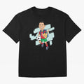 BACK TO SCHOOL - CARICATURE - CHRISTIANO - RONALDO Oversized T-Shirt Celebrate Every Goal in FIFA World Cup 2026 USA Canada Mexico Spirit, Inspired by Argentina and Brazil, Mbappe, Football History, Final Match Energy, Crowd Noise and Once in a