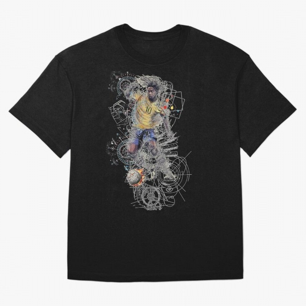 Ronaldo Football Playmaker Oversized T-Shirt Carry FIFA World Cup 2026 Connected to Messi, Neymar and Mbappe, Spain and Netherlands Energy, Retro Football Energy, Iconic Rivalries, Trophy Chase Drama and Stadium Atmosphere; Perfect for Supporters