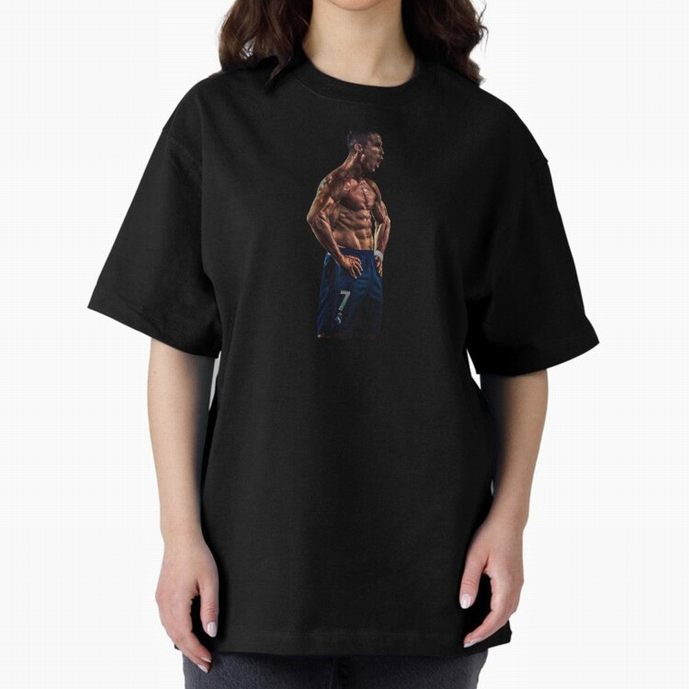 Christiano Ronaldo CR7 Oversized T-Shirt Support Global Football Passion for FIFA World Cup 2026 Group Stage, Driven by Cristiano Ronaldo, Haaland and CR7, England and Germany, Tournament Hype, Historic Matchups, Family Viewing Parties and Global