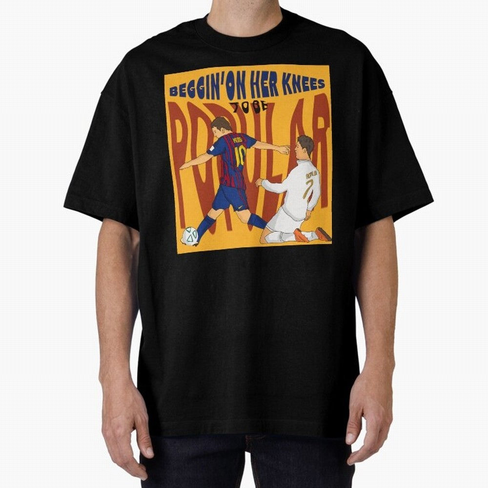 Messi and Ronaldo el classico Oversized T-Shirt Enjoy the Biggest Football Party of FIFA World Cup 2026 Featuring Messi, Neymar and Mbappe, England Energy, Stadium Chants, National Pride, Trophy Dreams and Unforgettable Football Memories; Perfect