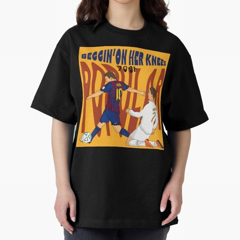 Messi and Ronaldo el classico Oversized T-Shirt Enjoy the Biggest Football Party of FIFA World Cup 2026 Featuring Messi, Neymar and Mbappe, England Energy, Stadium Chants, National Pride, Trophy Dreams and Unforgettable Football Memories; Perfect