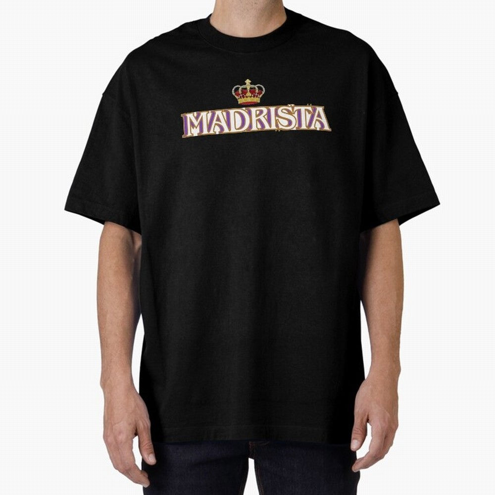 Madrista - Real Madrid Oversized T-Shirt Bring a Champion Mindset to Match Day Hype around FIFA World Cup 2026 Group Stage, Messi, CR7 and Mbappe, Argentina and Brazil, Global Supporter Spirit, Legendary Goals, National Colors and Tournament