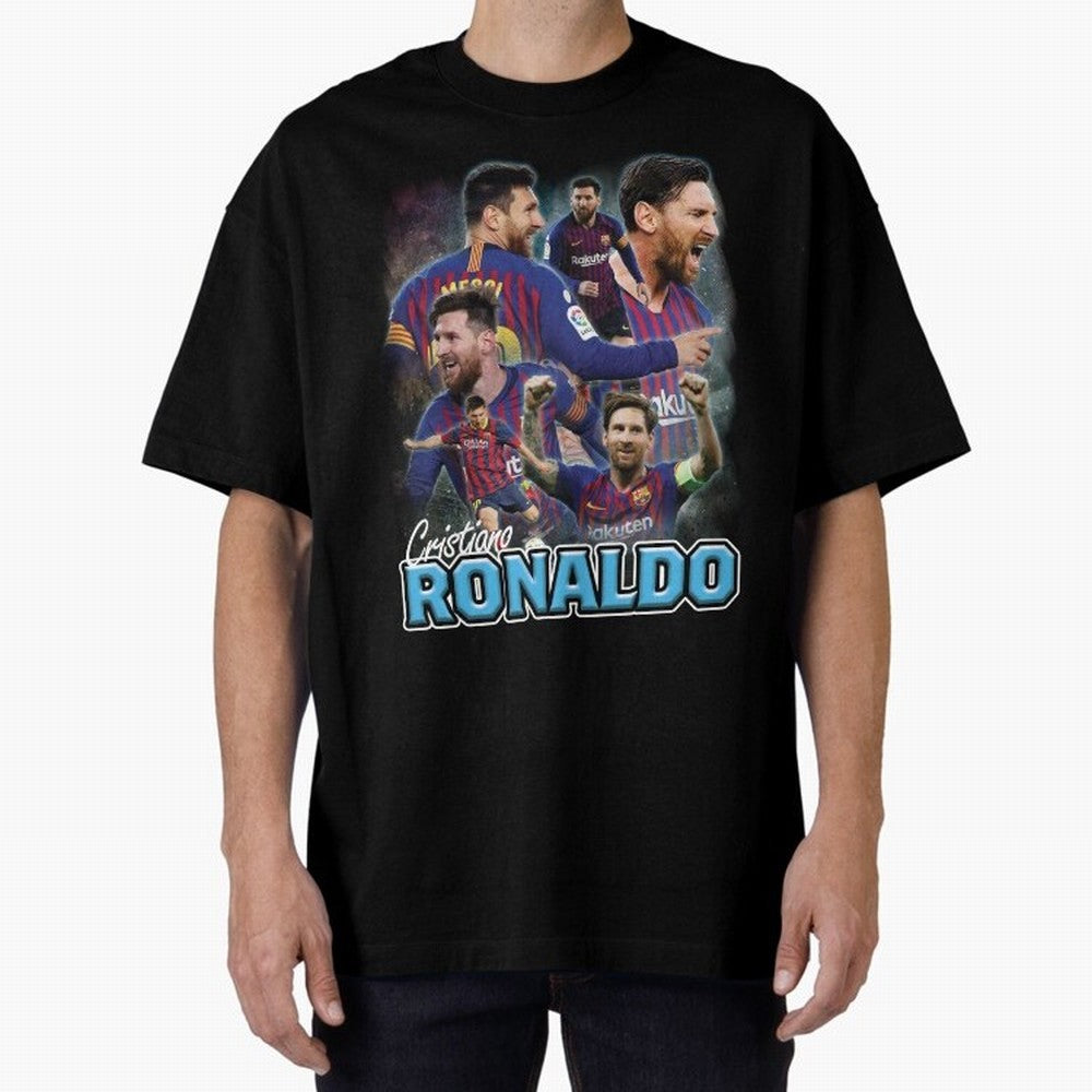 Ronaldo / Messi Pardoy Shirt Oversized T-Shirt Support the Legends of FIFA World Cup 2026 Group Stage Spirit, Driven by Netherlands, CR7, Stadium Chants, National Pride, Trophy Dreams and Unforgettable Football Memories; Ideal for Football Dads,