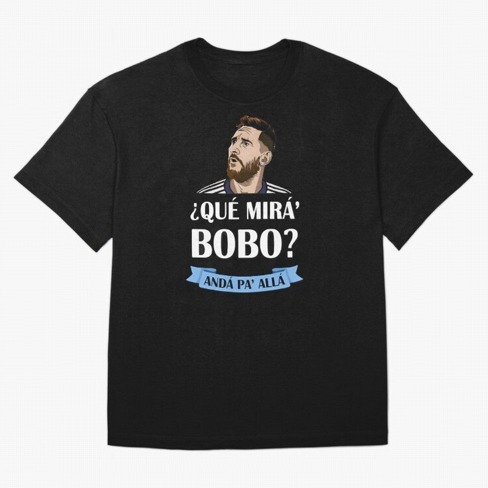 Lionel messi Que mira bobo Oversized T-Shirt Represent the Passion of Global Football Passion for FIFA World Cup 2026 USA Canada Mexico, Connected to Messi, Neymar and Mbappe, Spain and Netherlands, Stadium Chants, National Pride, Trophy Dreams and
