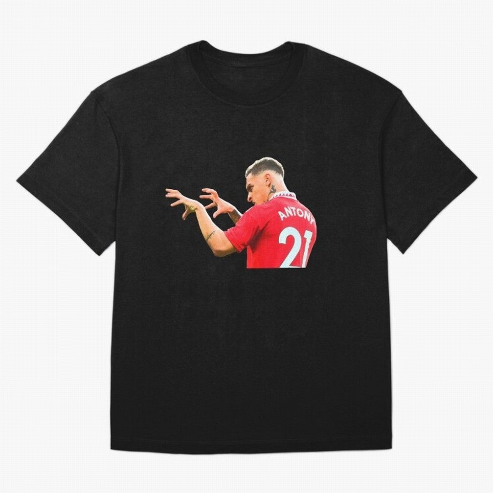 Antony Oversized T-Shirt Share the Excitement of Global Football Passion for FIFA World Cup 2026, Celebrating Neymar, Spain, Vintage Soccer Flavor, Modern Football Stars, National Flags and Final Night Emotion; Ideal for Football Dads, Football