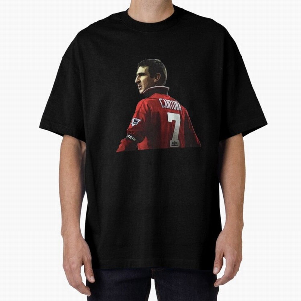 King of Manchester Eric Cantona Oversized T-Shirt Get Ready for Match Day Hype around FIFA World Cup 2026, Mbappe and Neymar, England, Fan Favorite Moments, National Team Passion, Big Match Drama and Soccer History; Made for Collectors Who Enjoy