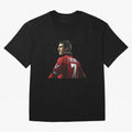 King of Manchester Eric Cantona Oversized T-Shirt Get Ready for Match Day Hype around FIFA World Cup 2026, Mbappe and Neymar, England, Fan Favorite Moments, National Team Passion, Big Match Drama and Soccer History; Made for Collectors Who Enjoy