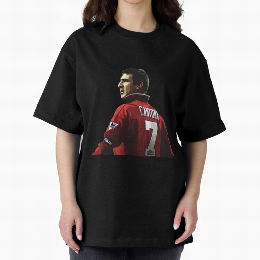 King of Manchester Eric Cantona Oversized T-Shirt Get Ready for Match Day Hype around FIFA World Cup 2026, Mbappe and Neymar, England, Fan Favorite Moments, National Team Passion, Big Match Drama and Soccer History; Made for Collectors Who Enjoy