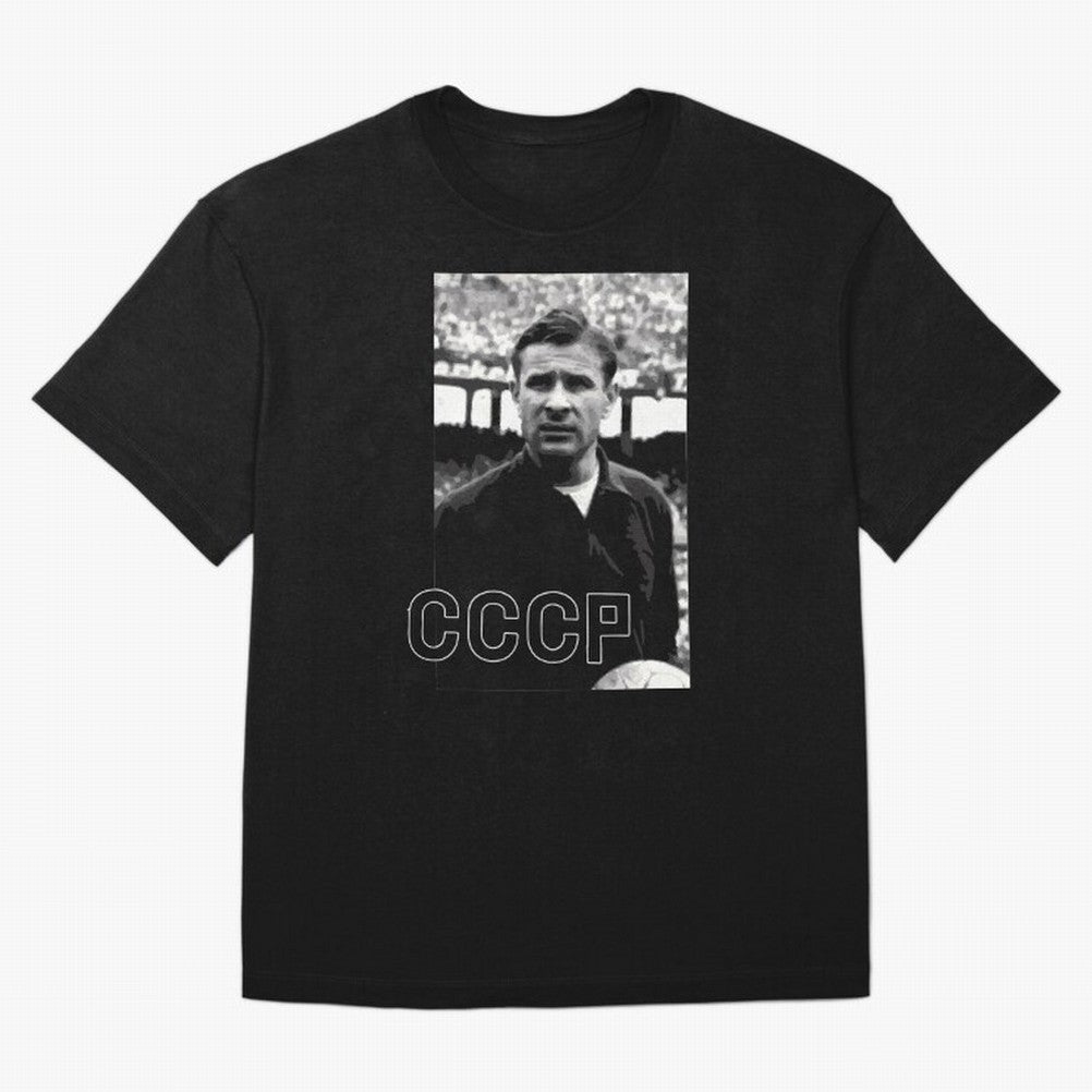 Lev Yashin Football Legends1 Oversized T-Shirt Celebrate Soccer Greatness during FIFA World Cup 2026 Driven by Messi, England, France and Netherlands Energy, Football Festival Excitement, Trophy Ambitions, Country Rivalries and Star Player Buzz;