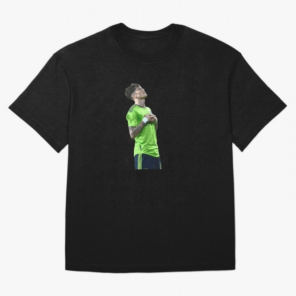 Alejandro Garnacho Oversized T-Shirt Feel the Heartbeat of FIFA World Cup 2026 Group Stage Spirit, Highlighting Argentina and Brazil, CR7, Sports Nostalgia, International Competition, Famous Players and Unforgettable Victories; Perfect for People