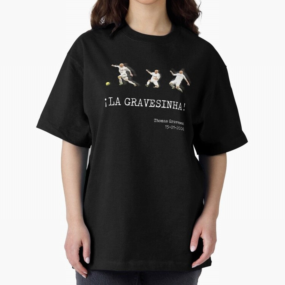 ?La Gravesinha! Oversized T-Shirt Feel the FIFA World Cup 2026 USA Canada Mexico Journey through Cristiano Ronaldo, Haaland and CR7 Highlights, France and Portugal Pride, Soccer Culture, Superstar Moments, National Team Dreams and Competitive Fire;